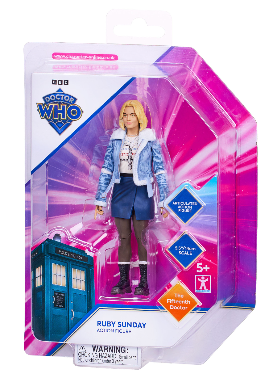 Doctor Who Collectible 5.5-Inch Action Figures Bundle: The 15th Doctor and Ruby Sunday