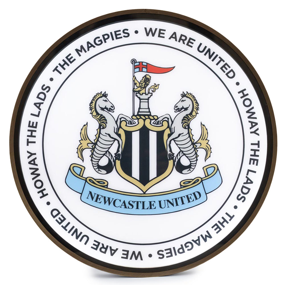 Newcastle United Football Club 12 LED Wall Lighting Decorative Sign