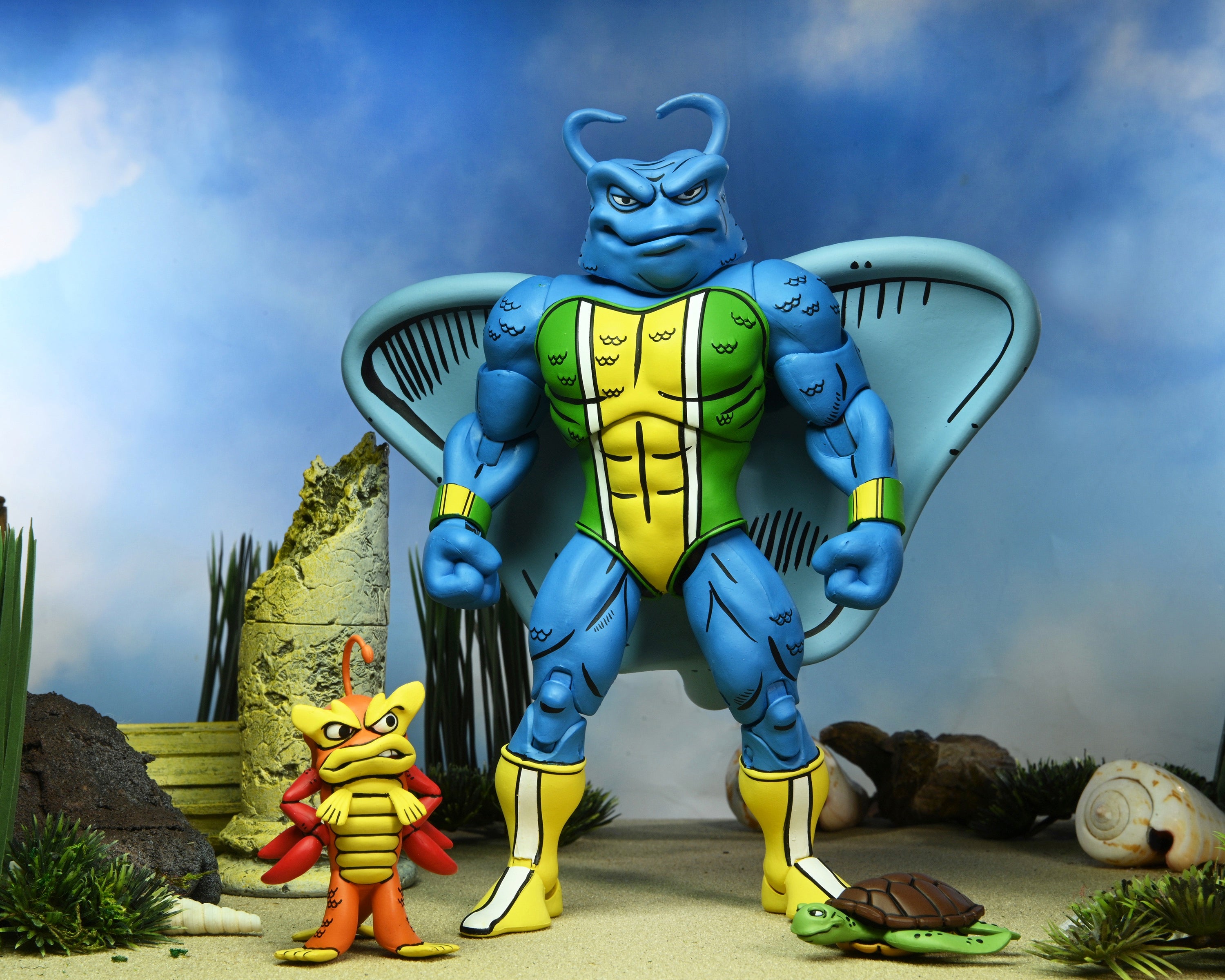 NECA 7-Inch Scale Action Figure of Man Ray from Teenage Mutant Ninja Turtles Adventures Comic Series