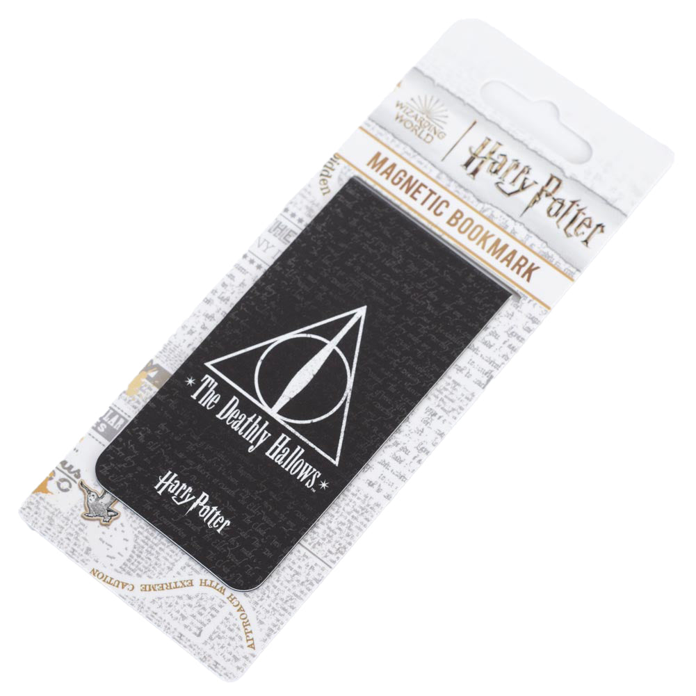 Harry Potter The Deathly Hallows Inspired Magnetic Bookmark for Book Lovers