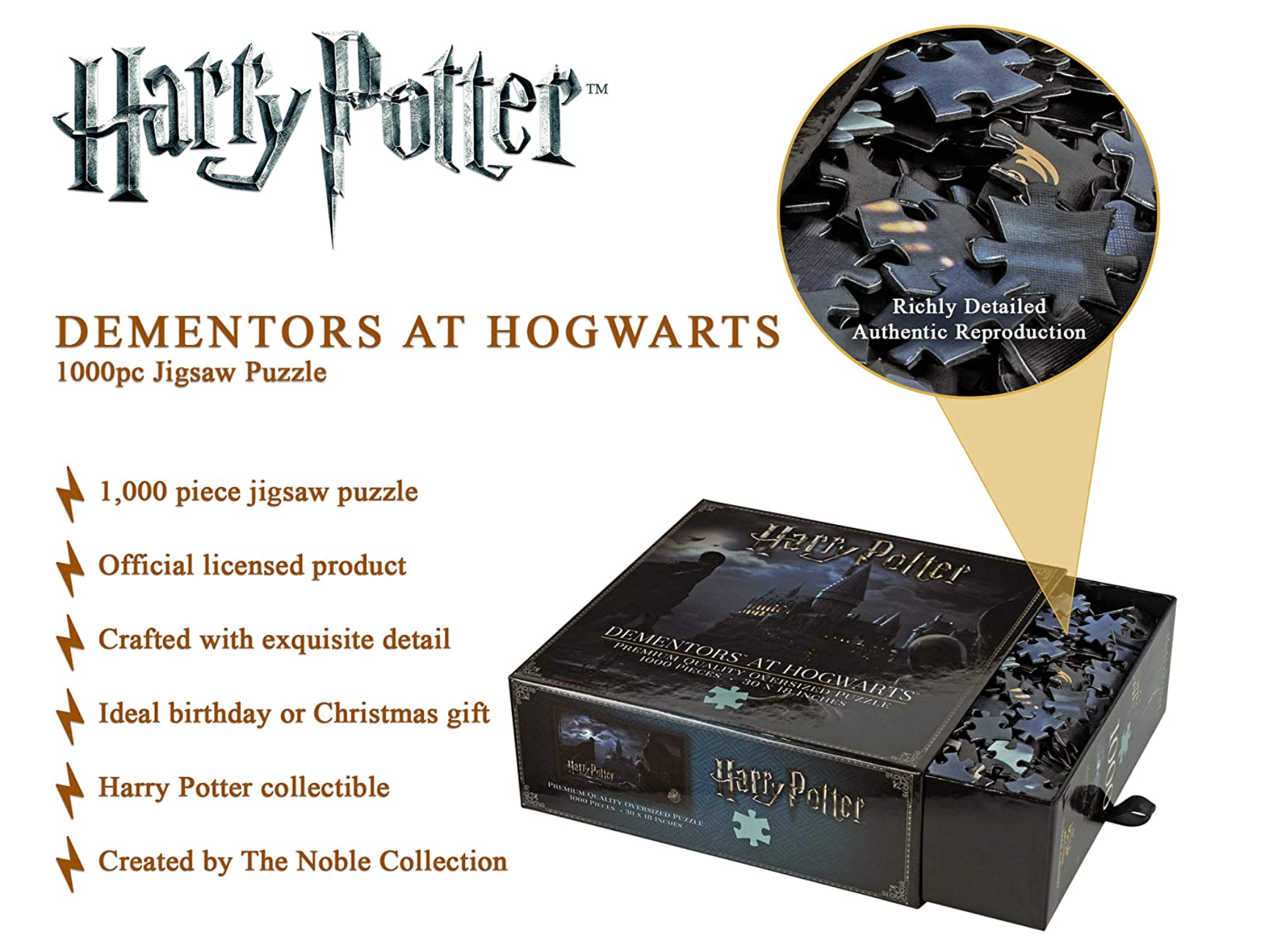 1000-Piece Dementors Encircling Hogwarts Jigsaw Puzzle