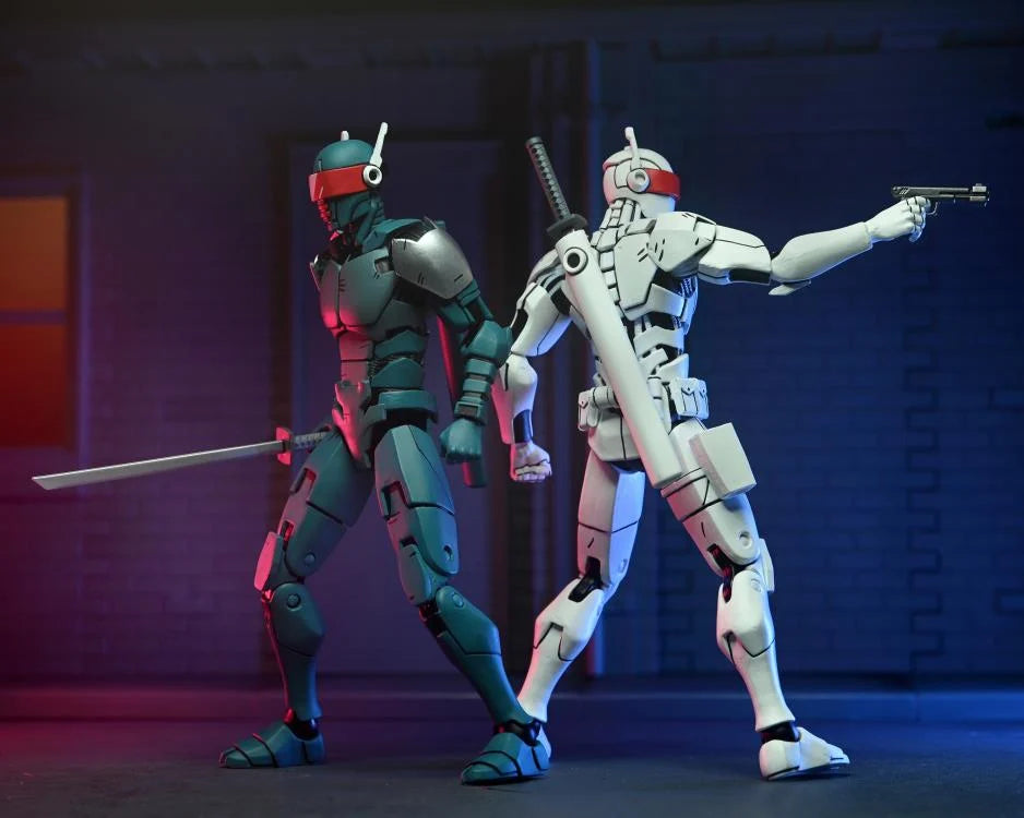 NECA 7-Inch Two-Pack: Teenage Mutant Ninja Turtles The Last Ronin Synja Robots Action Figures