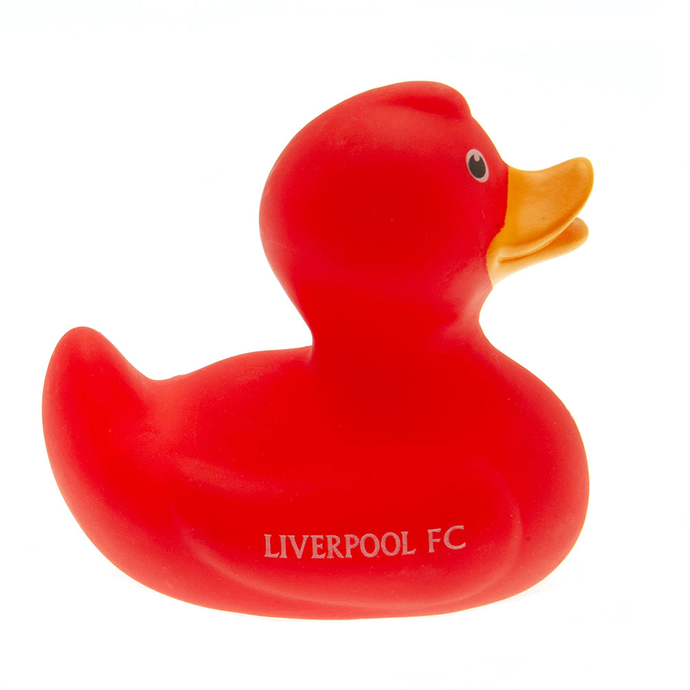 Liverpool Football Club Red Rubber Bath Time Duck Toy