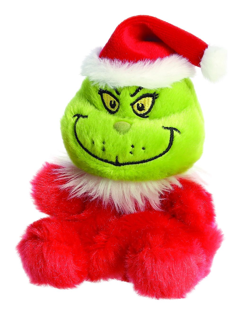 Dr Seuss's Adorable Santa Grinch Palm-Sized Soft Toy