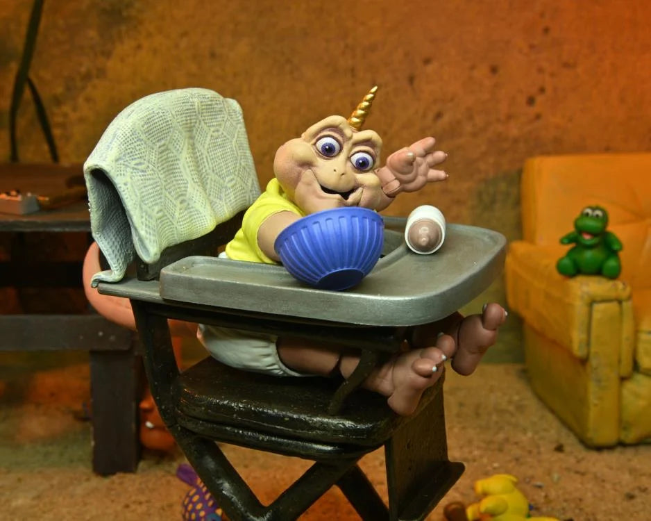 NECA Ultimate 7-Inch Scale Action Figure of Baby Sinclair from the Dinosaurs TV Series