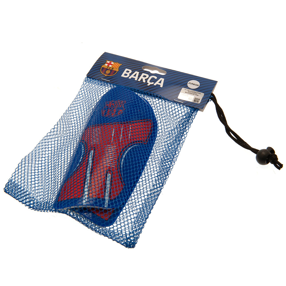 FC Barcelona Kids' Red and Blue Delta Design Shin Pads