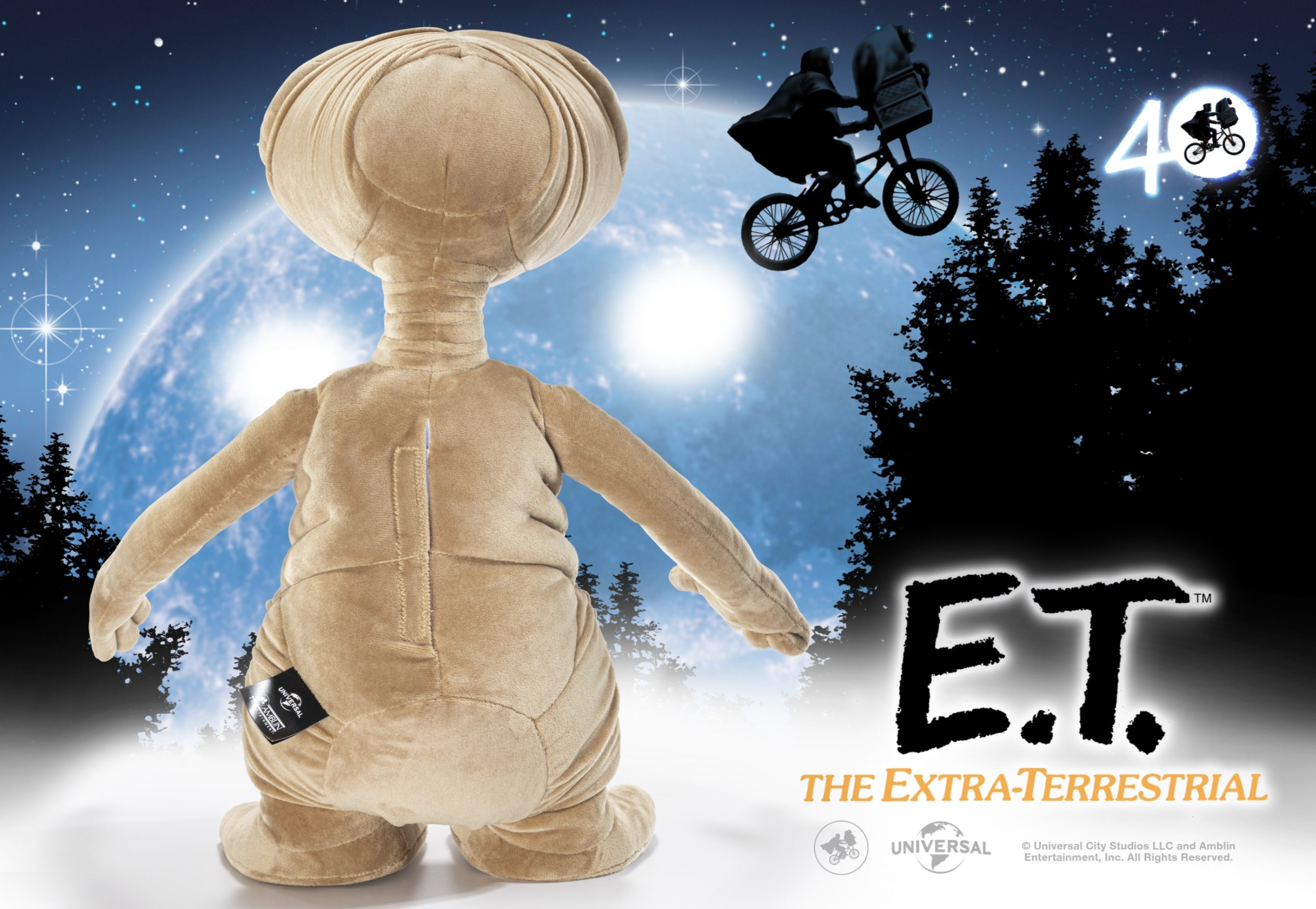 Interactive Electronic E.T. The Extra - Terrestrial Plush Toy with Authentic Phrases