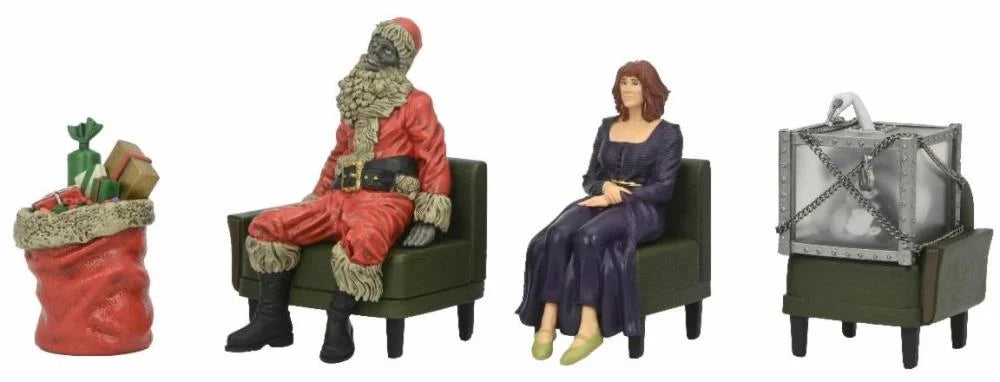 NECA 4-Piece Highly Detailed Beetlejuice Waiting Room Figure Set 2024