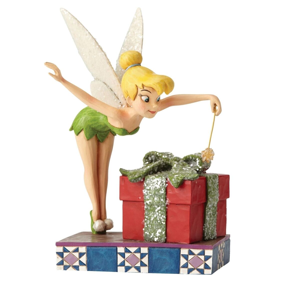 Disney Traditions Collectible Tinkerbell Present Figurine Statue for Adults