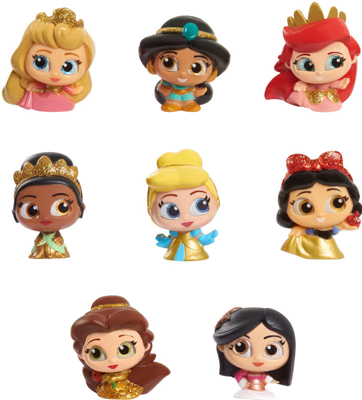Disney Doorables Glitter and Gold Princess Peek - Exclusive Collectible Set