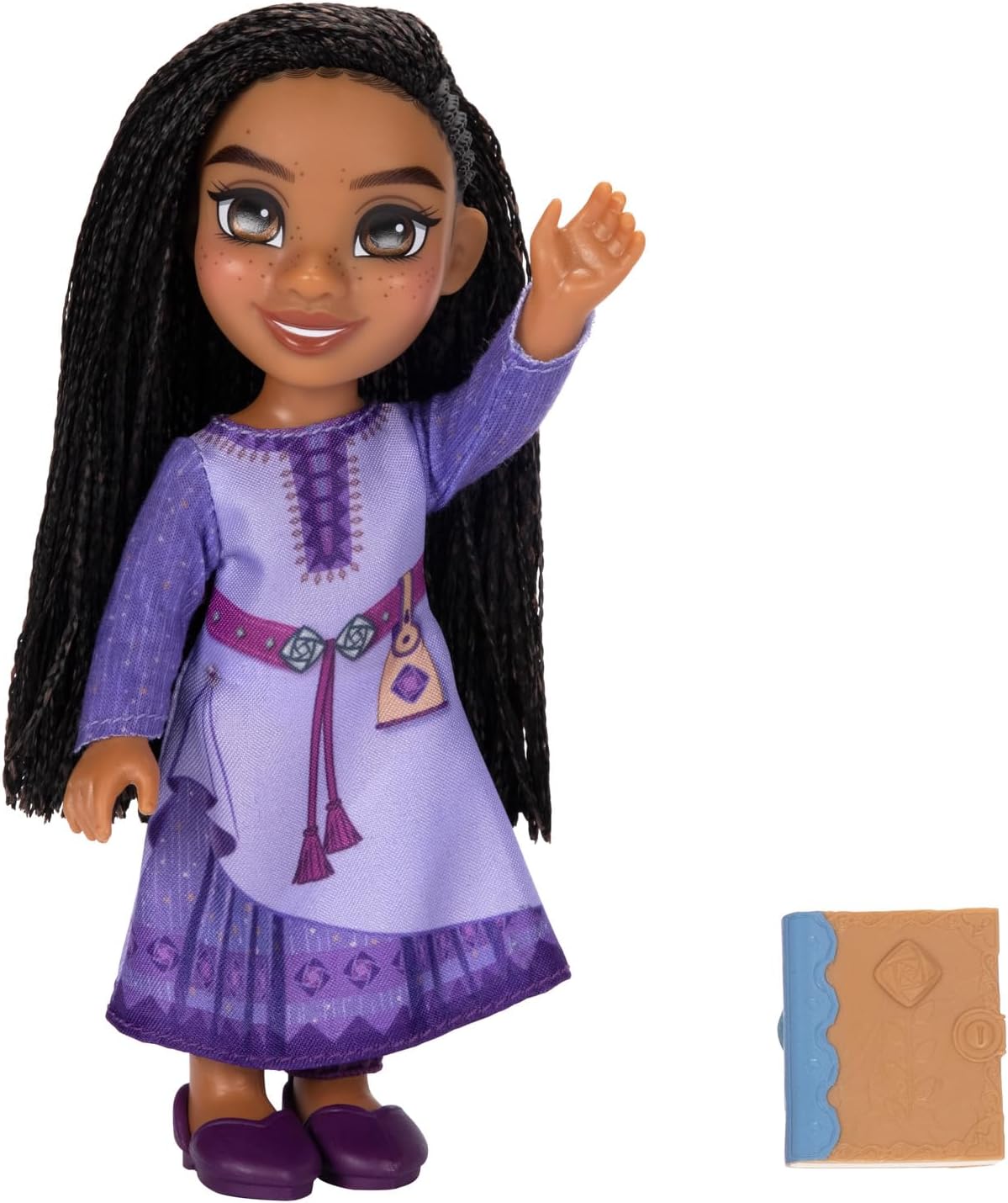 6-Inch Disney Wish Asha Collectible Doll with Journal