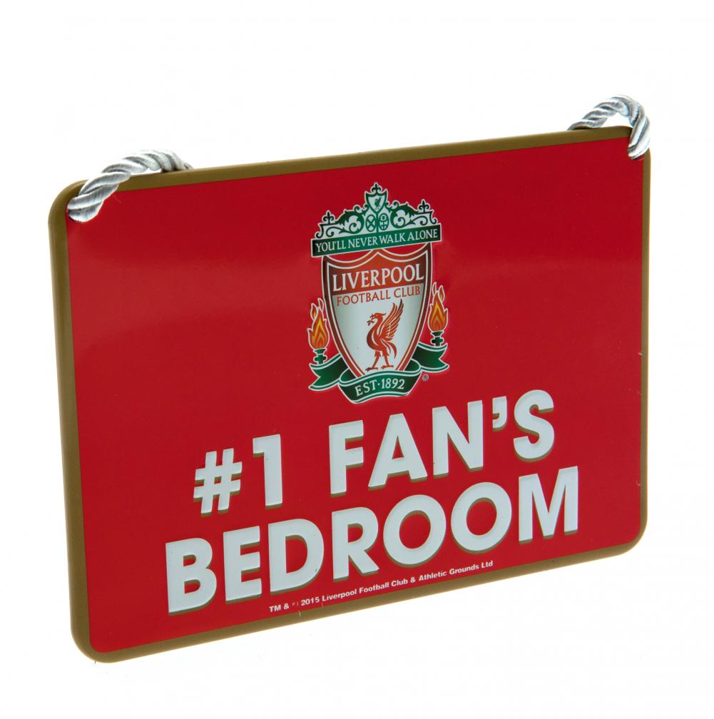 Liverpool Football Club Bedroom Wall Hanging Sign for the Number One Fan