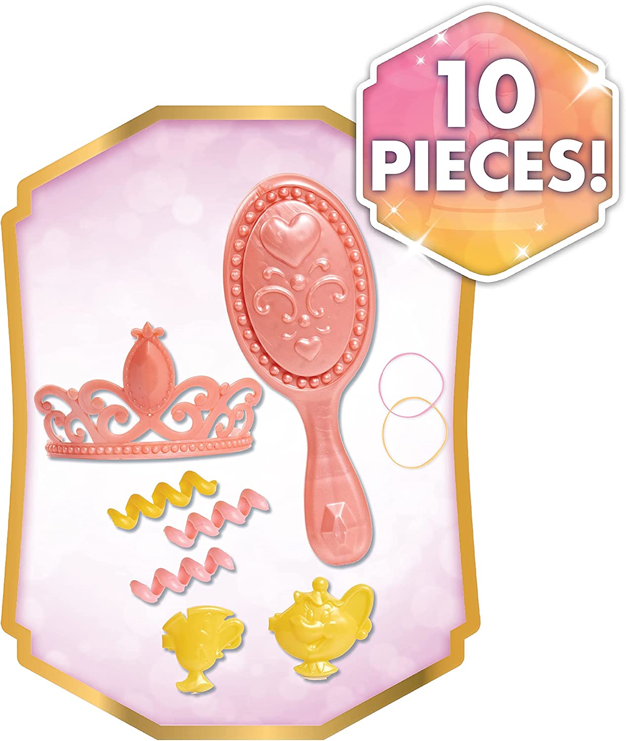 Disney Princess Belle Deluxe Hair Styling Head Set for Kids