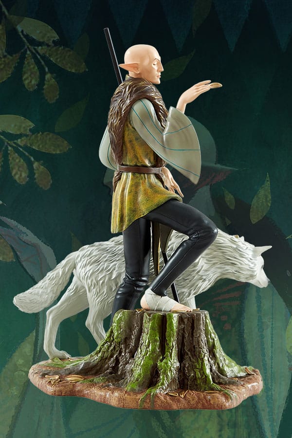 14cm Tall Dragon Age Solas the Hierophant Tarot Statue with Matching Base