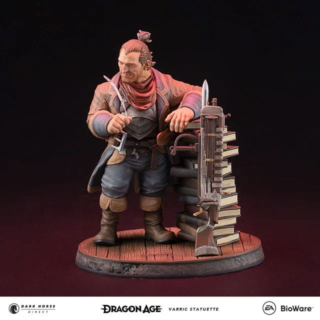 Limited Edition Collectible Dragon Age Varric Tethras Statue Figurine
