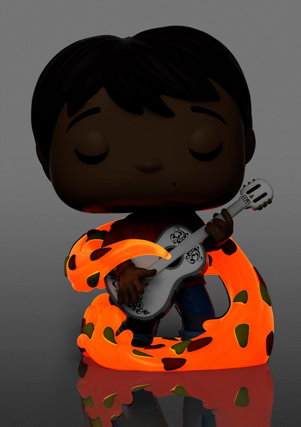 Exclusive Disney Pixar Coco Miguel Vinyl Funko Pop! Figure with Guitar That Glows In The Dark