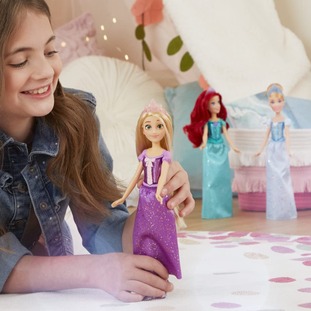 Disney Princess Royal Shimmer Rapunzel Fashion Doll with Signature Accessories