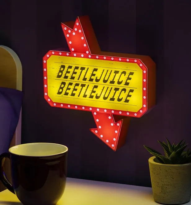 1988 Beetlejuice Iconic Sign Replica USB-Powered Light
