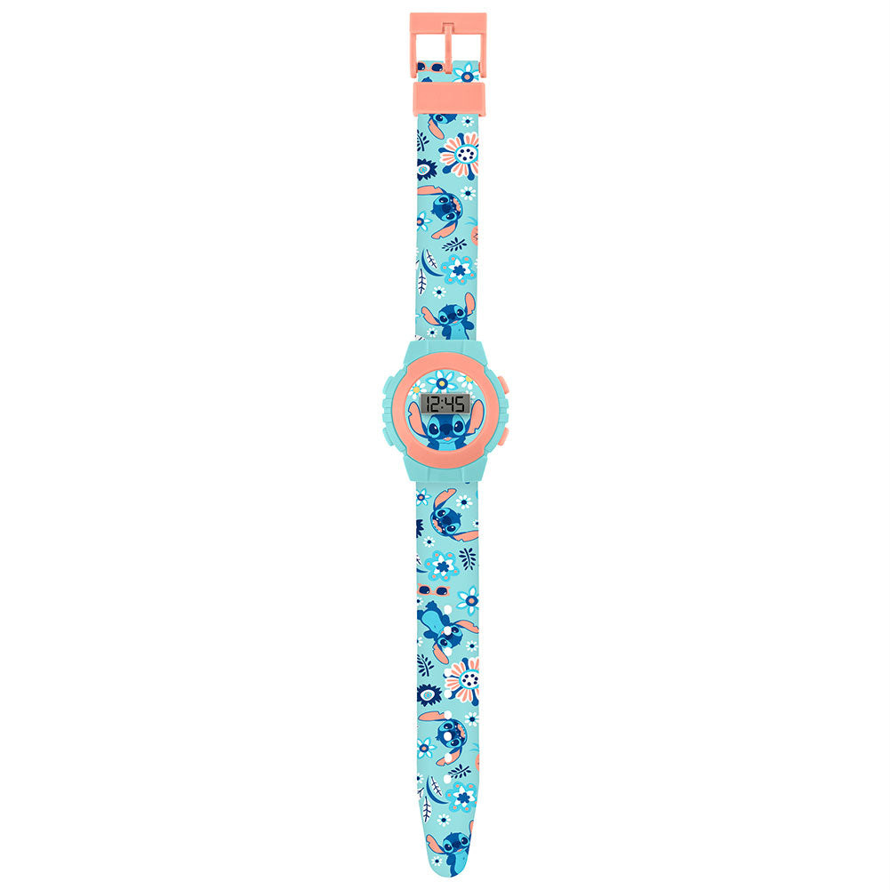 Lilo & Stitch Branded Kids' Digital Wristwatch Featuring Stitch Character
