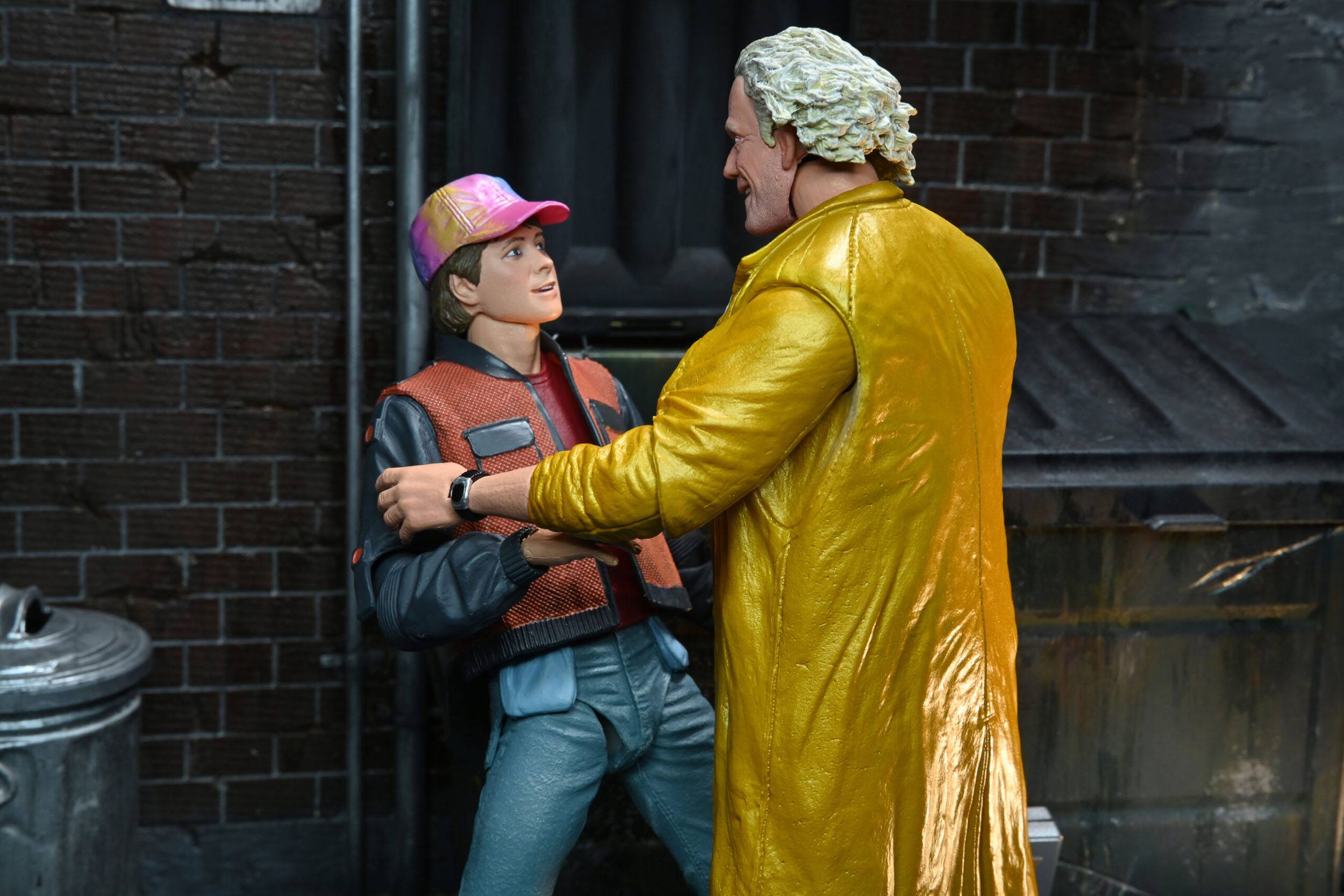 NECA Ultimate 2015 Doc Brown Action Figure from Back to the Future Part 2