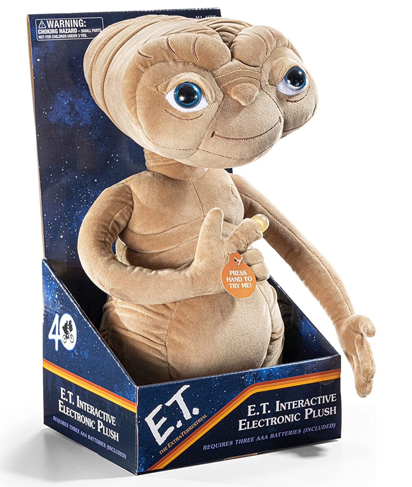 Interactive Electronic E.T. The Extra - Terrestrial Plush Toy with Authentic Phrases