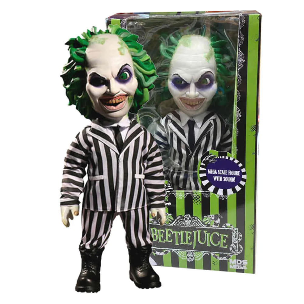 Mezco Designer Series 15-Inch Mega Scale Talking Collectible Figure of Beetlejuice