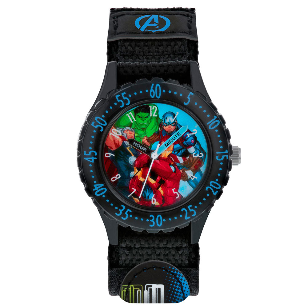 Marvel Avengers Themed Junior Analogue Time - Teaching Watch for Easy Time Learning
