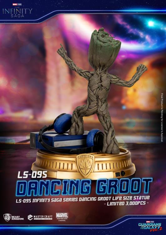 Exclusive Limited Edition Life-Sized Dancing Groot Statue from Guardians of the Galaxy Vol. 2 in the Infinity Saga