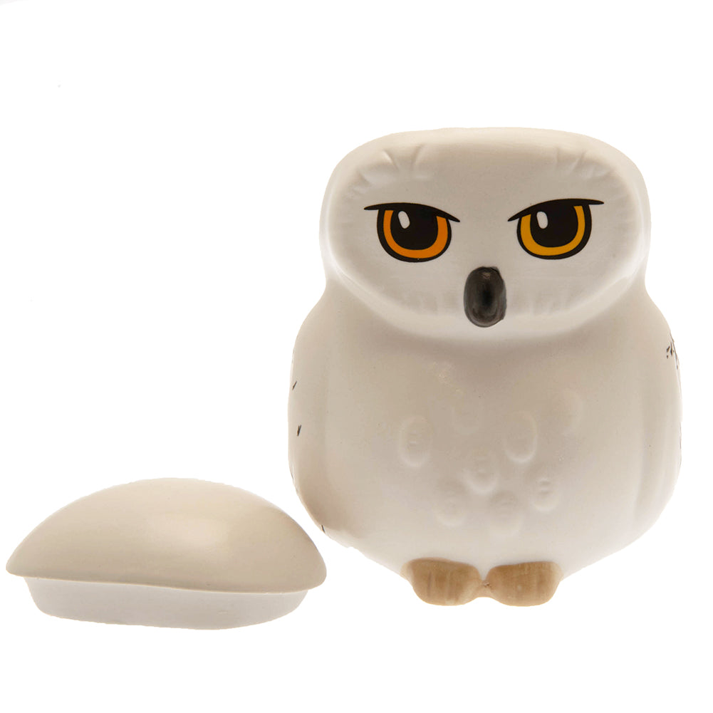 3D Harry Potter Themed Ceramic Mug Featuring Hedwig the Owl with Removable Lid