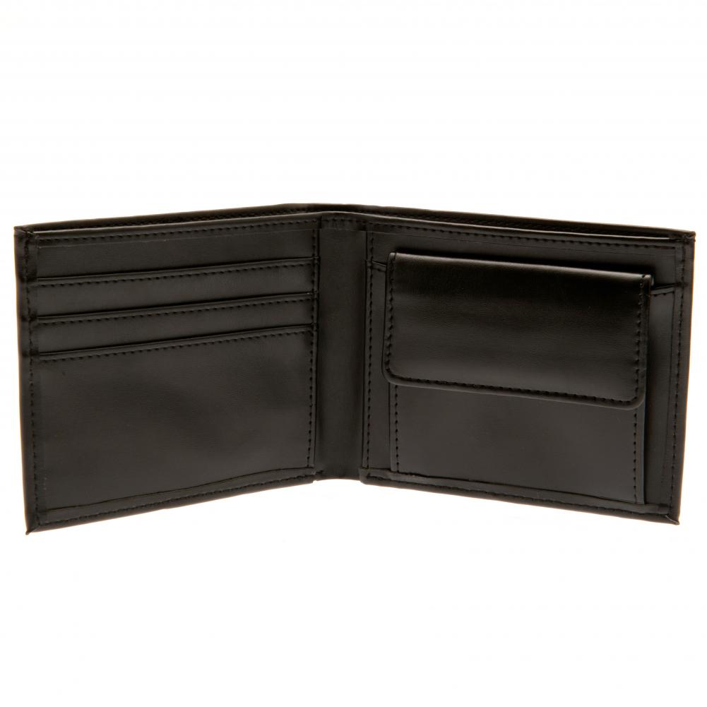 Stylish Black PU Everton FC Wallet with Debossed Club Crest