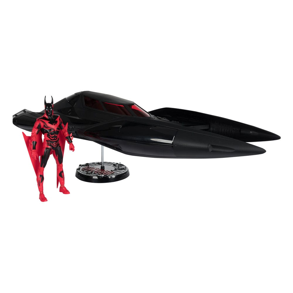 Exclusive McFarlane DC Multiverse Gold Label Batman Beyond Batman Action Figure and Batmobile Toy Set