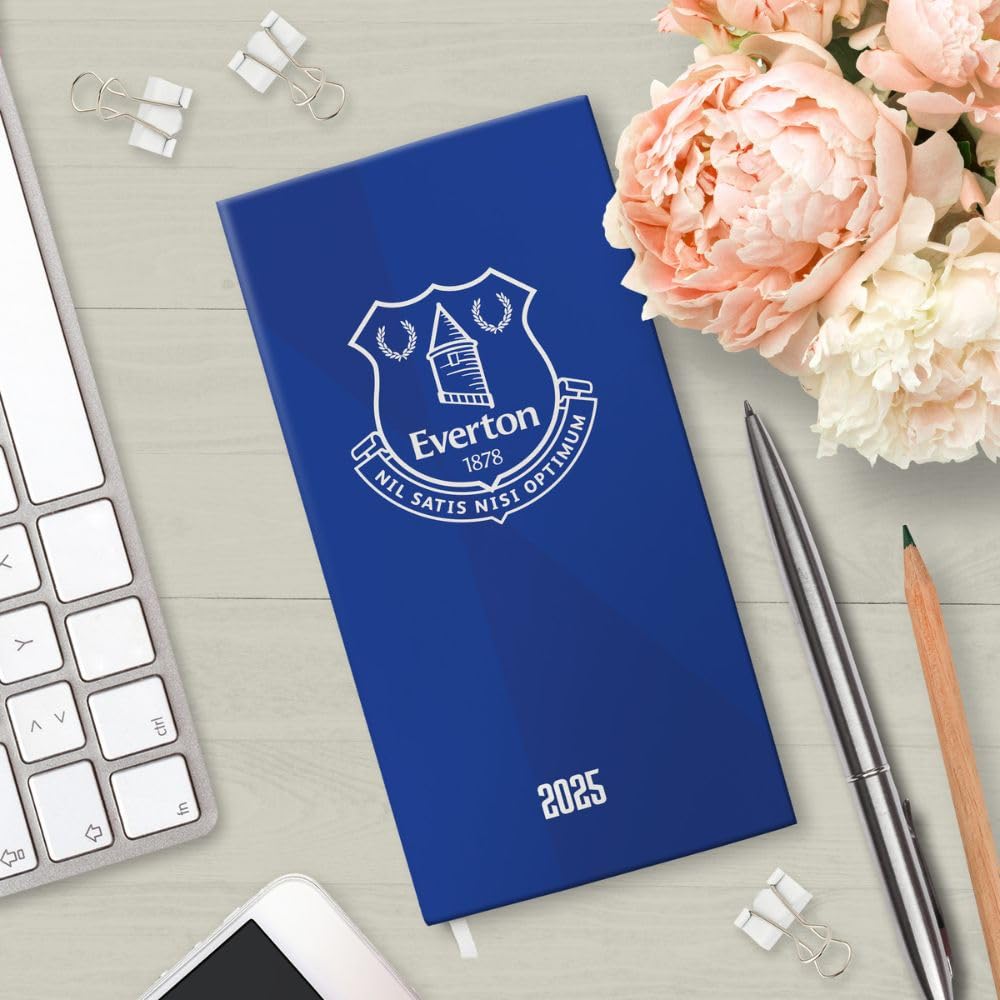 Everton Football Club Slim 2025 Weekly View Diary
