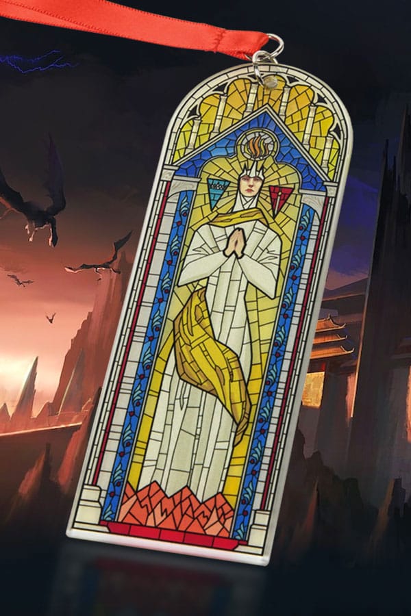 Exquisite Andraste Stained Glass Hanging Ornament for Dragon Age Christmas Trees