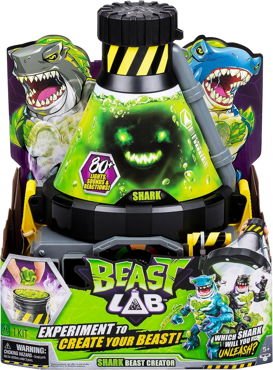 Beast Lab Interactive Shark Beast Creator Playset for Kids Aged 5+