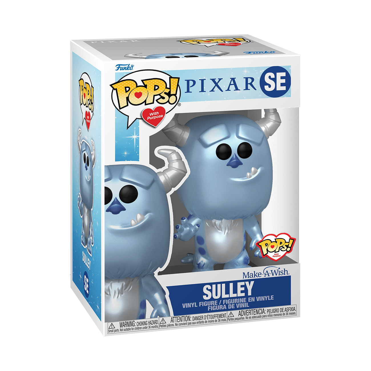 Disney Make A Wish Sulley from Monsters Inc Collectible Funko Pop Vinyl Figure