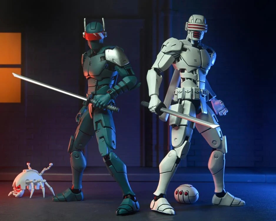NECA 7-Inch Two-Pack: Teenage Mutant Ninja Turtles The Last Ronin Synja Robots Action Figures