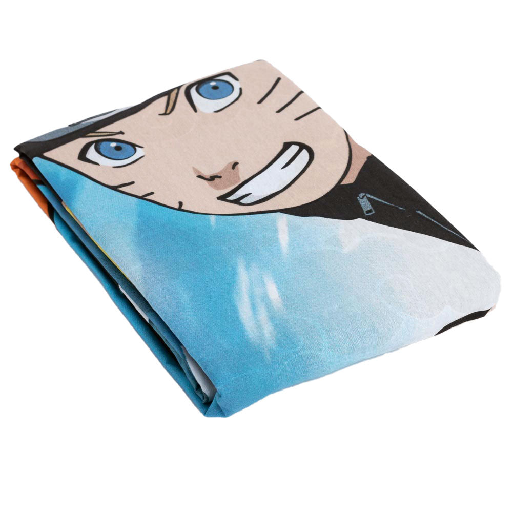 Naruto Shippuden Themed Single Bed Duvet Set for Standard Beds