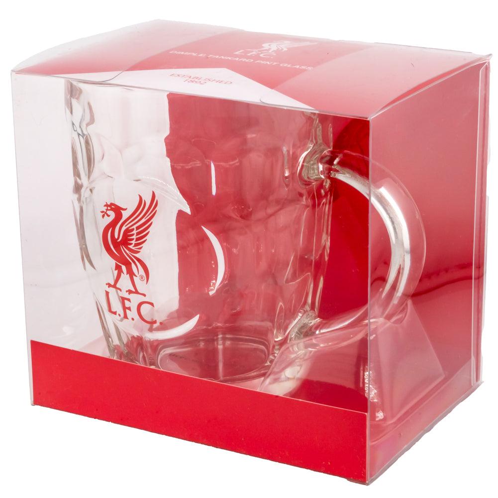 Authentic Liverpool Football Club Dimpled Pint Glass Tankard