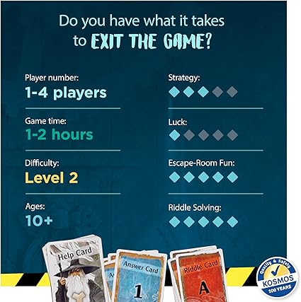 Lord of the Rings: Shadows Over Middle - Earth Exit Style Board Game