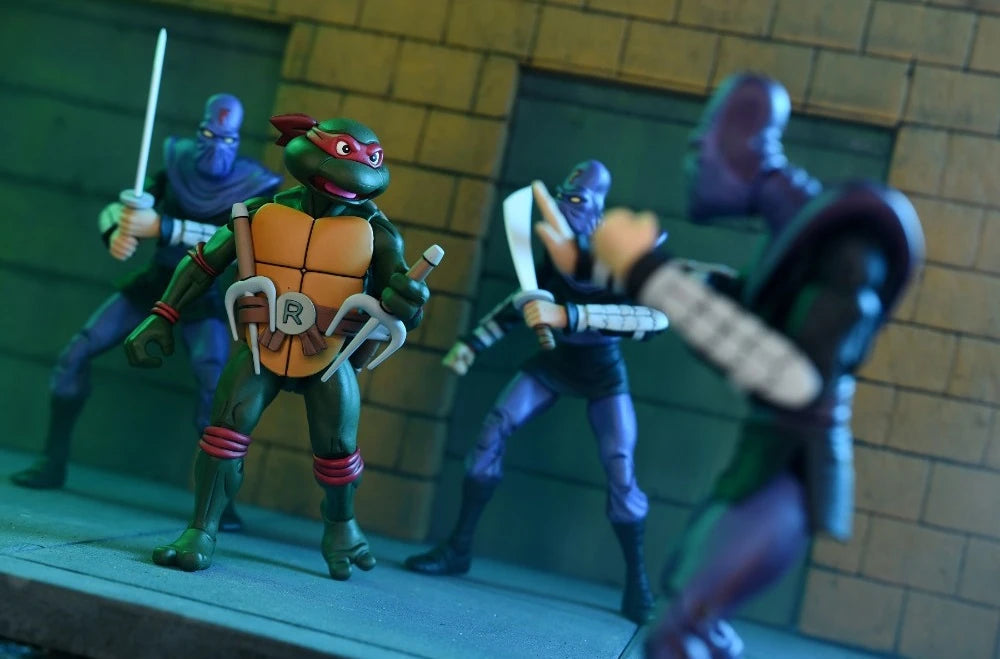 NECA 7 - inch Ultimate Action Figure of Cartoon Raphael from Teenage Mutant Ninja Turtles (VHS)