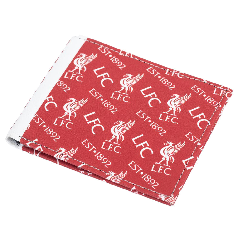 Vibrant Liverpool Multi - Icon Colored Canvas Bi - fold Wallet