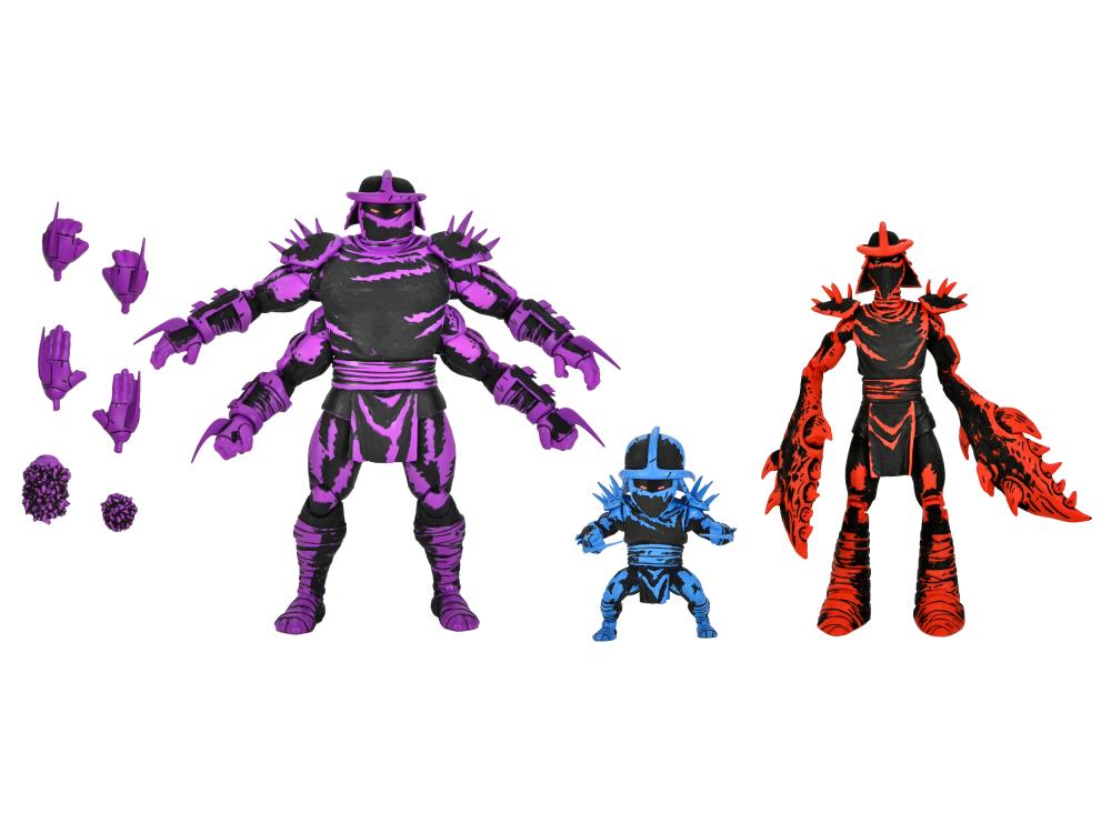 NECA 7-Inch Scale Collectible Action Figures Box Set of Teenage Mutant Ninja Turtles Shredder Clones Inspired by Mirage Comics
