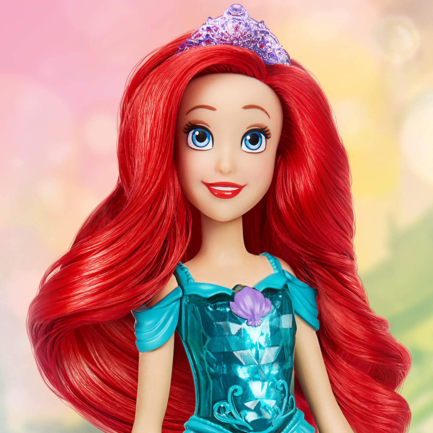 Sparkling Disney Princess Ariel Doll with Royal Shimmer Accessories
