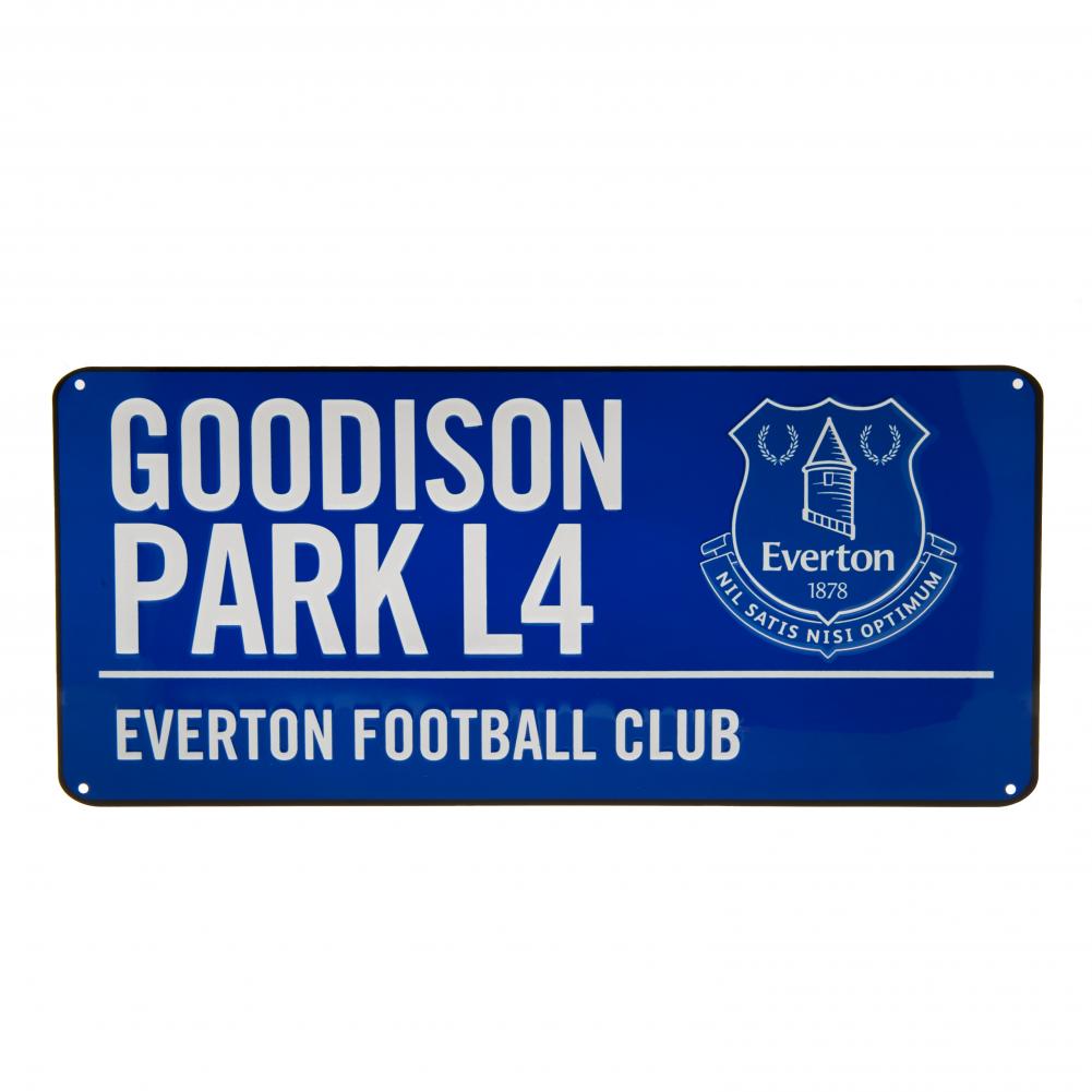 Everton Football Club Decorative Colourful Street Sign for Wall Hanging