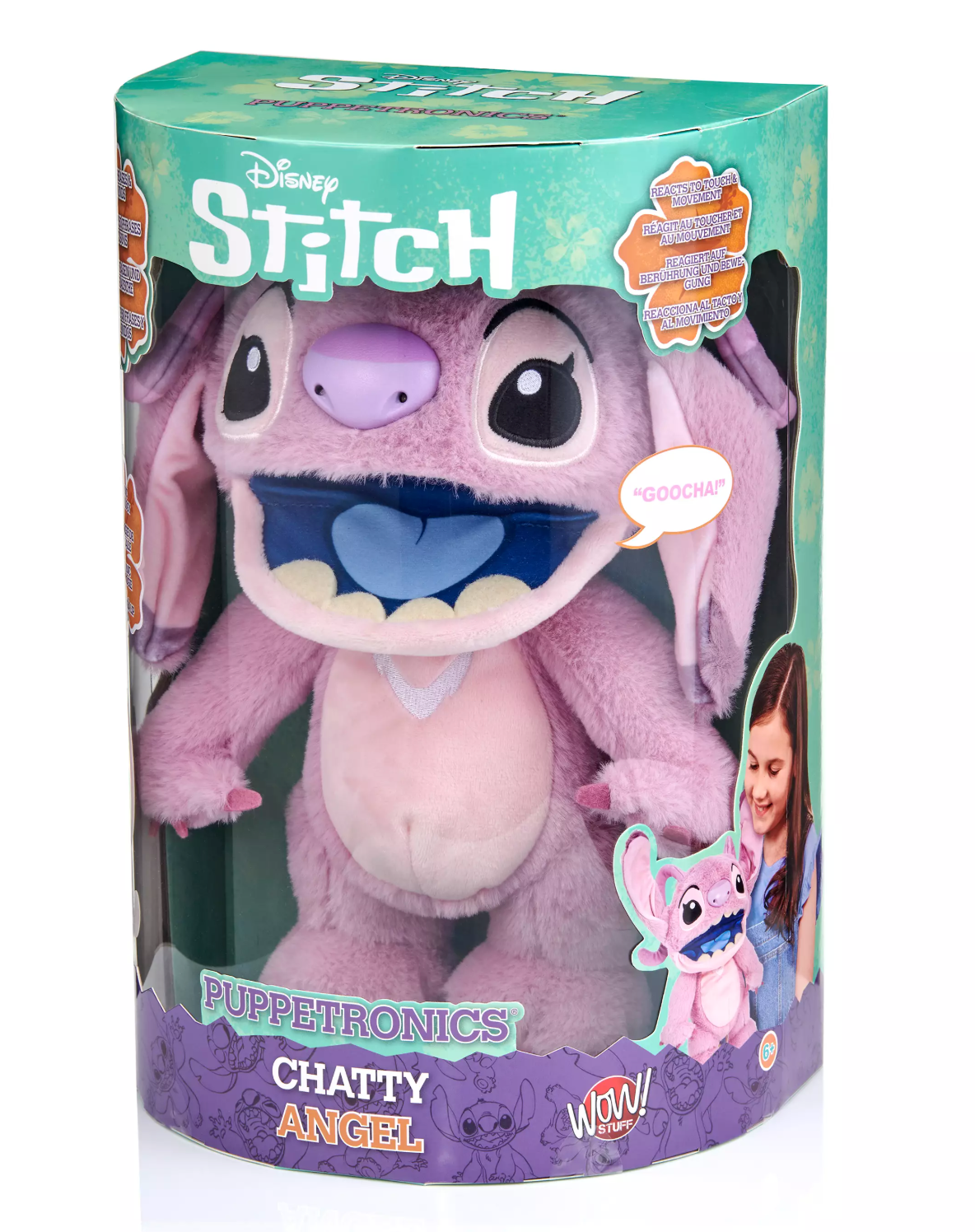 Disney Stitch Themed Interactive Chatty Angel Puppetronic Toy