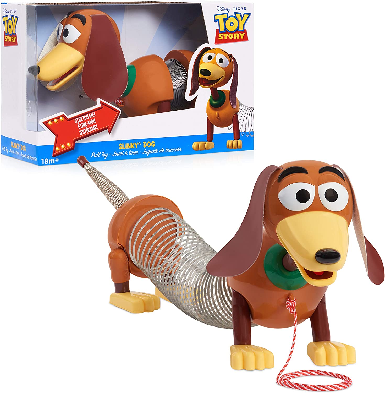 Adorable Disney Pixar Toy Story Slinky Dog Pull - Along Toy for Toddlers