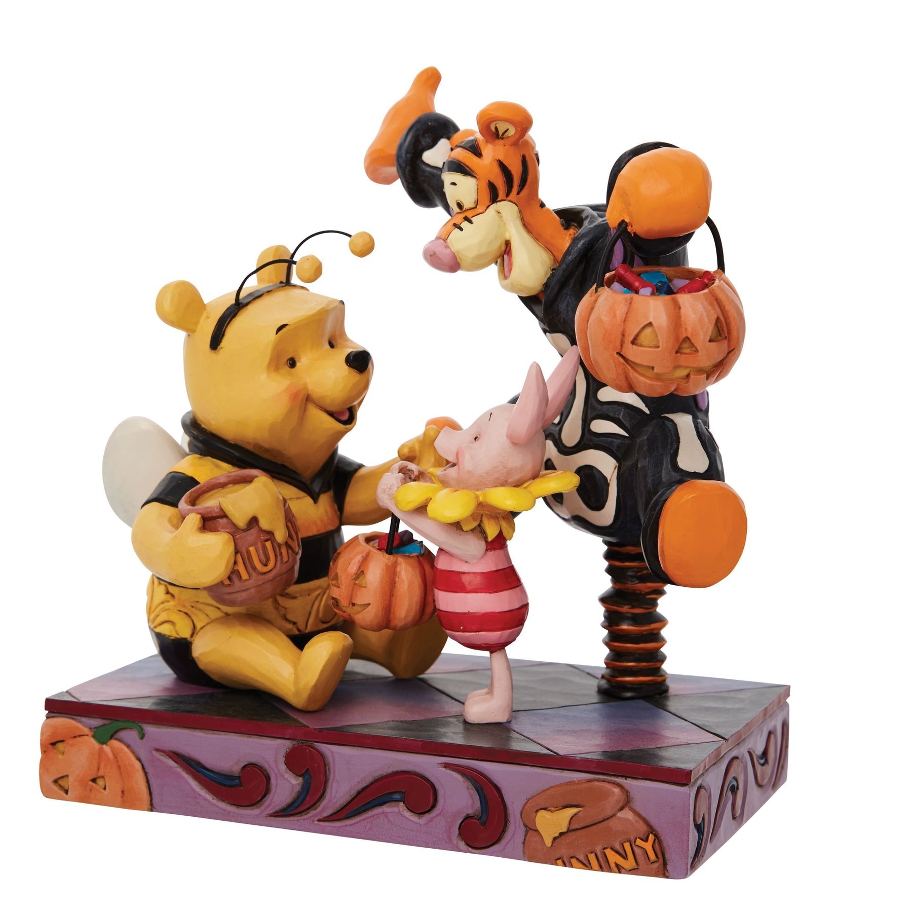 Disney Traditions Winnie the Pooh and Friends' Spooky Halloween Collectible