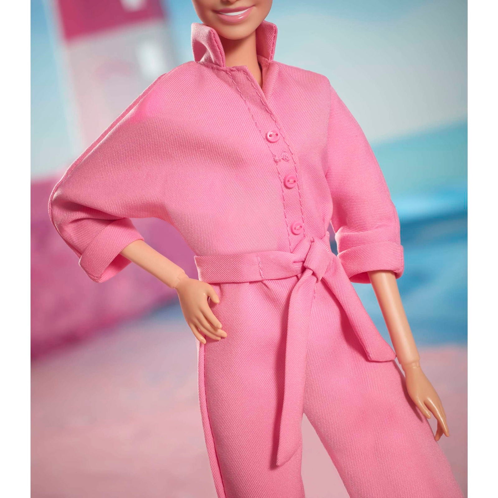 Collectible Barbie The Movie Pink Power Jumpsuit Margot Robbie-Inspired Barbie Doll Toy