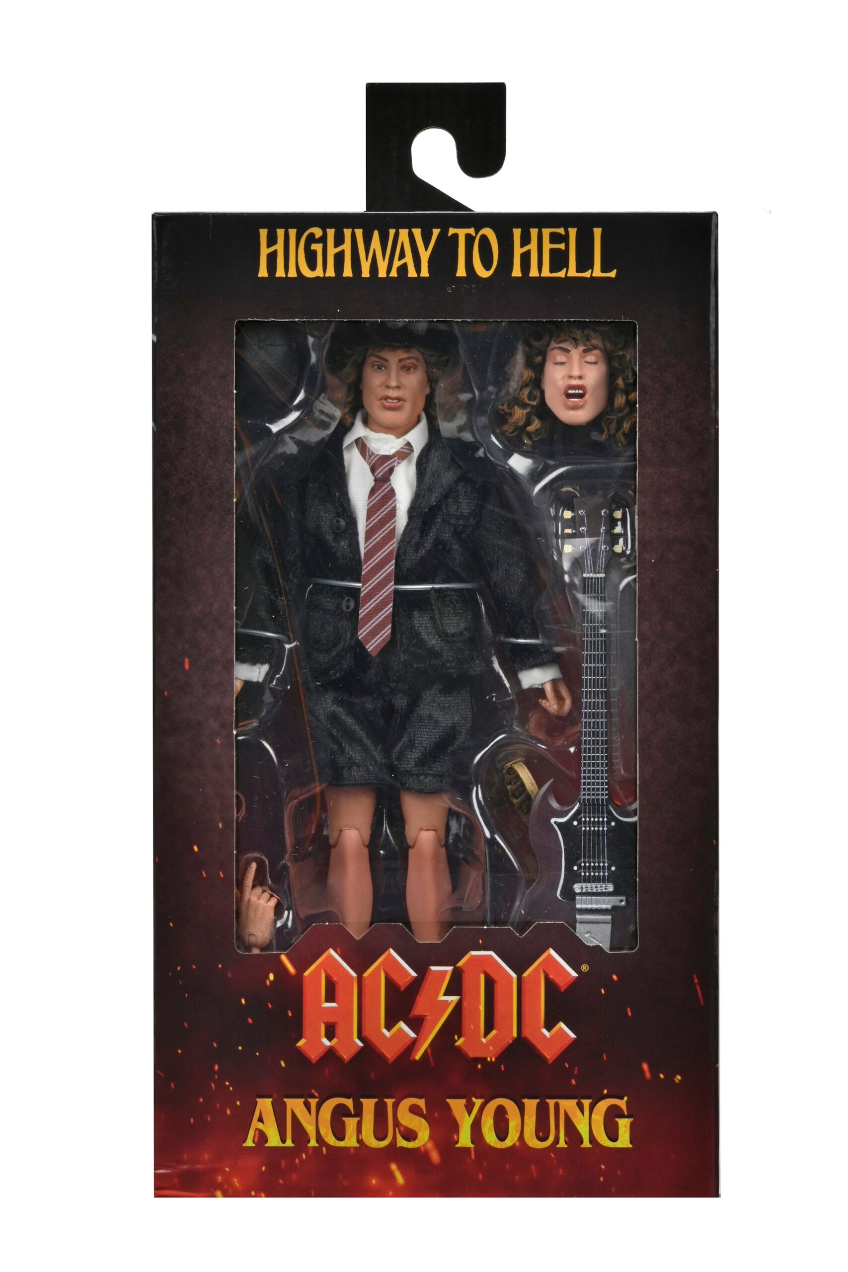 NECA Collectible 8 - Inch Clothed Angus Young Action Figure Inspired by AC/DC's Highway To Hell
