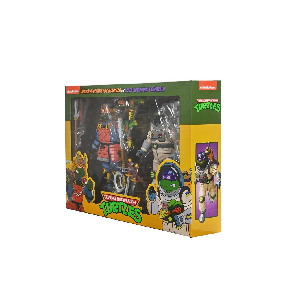NECA 7-Inch Teenage Mutant Ninja Turtles Space & Samurai 2-Pack Action Figures
